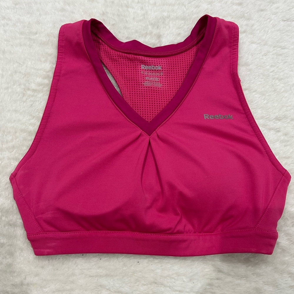 Reebok Women's Fuchsia Sports Bra